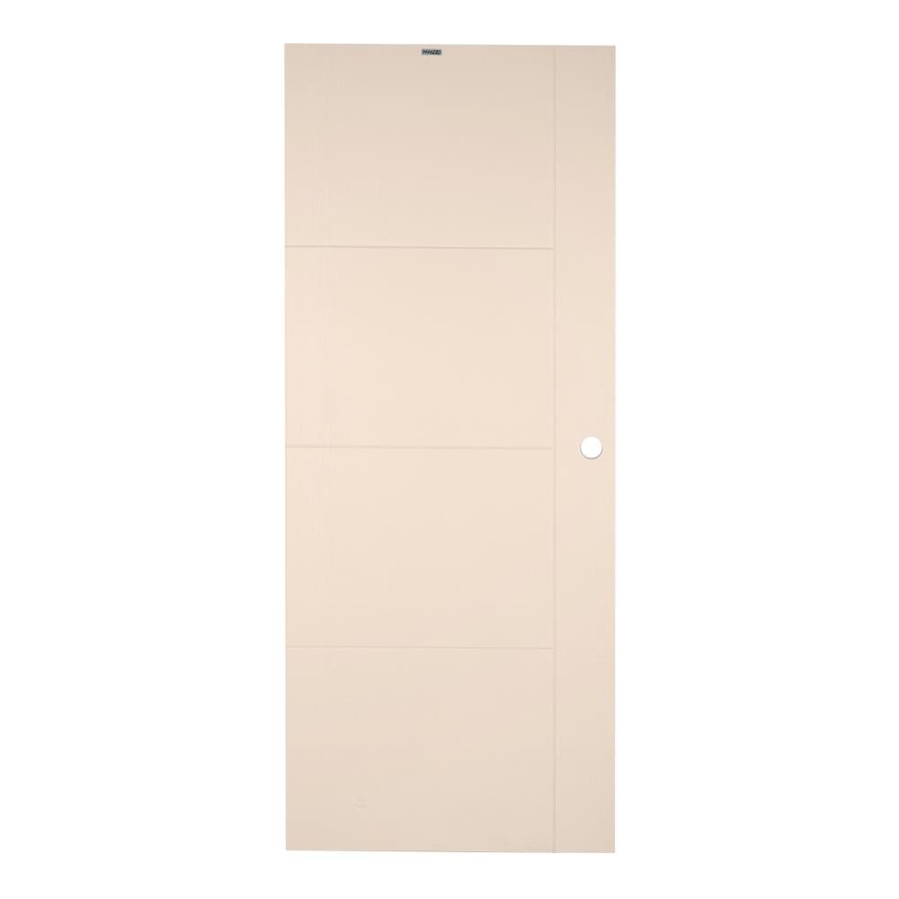 ประตูภายนอก UPVC PARAZZO PUV03 80X200 ซม. สี PINK GOLD เจาะลูกบิด