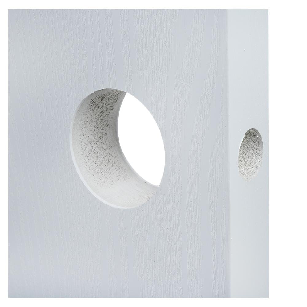 ประตูภายนอก UPVC PARAZZO PUV10 80X200 ซม. สีขาว เจาะลูกบิด
