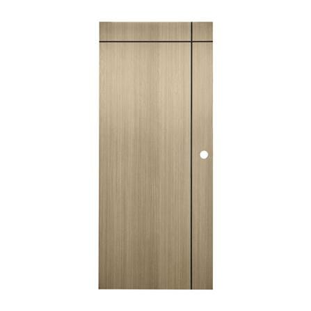 ประตูภายใน UPVC PARAZZO PUN06 80X200 ซม. สี MAPLE เจาะลูกบิด