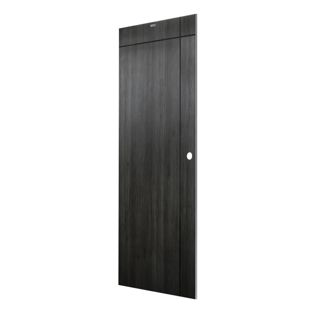 ประตูภายใน UPVC PARAZZO PUN06 80X200 ซม. สี SMOKE GREY เจาะลูกบิด