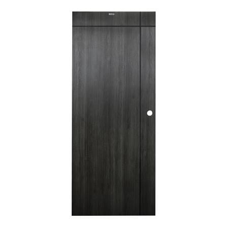 ประตูภายใน UPVC PARAZZO PUN06 80X200 ซม. สี SMOKE GREY เจาะลูกบิด