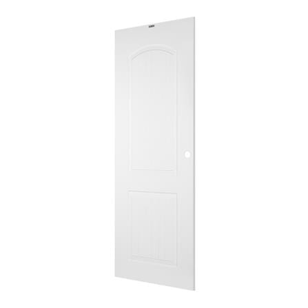 ประตูภายนอก UPVC AZLE PZUS01 80X200 ซม. สีขาว เจาะลูกบิด_1