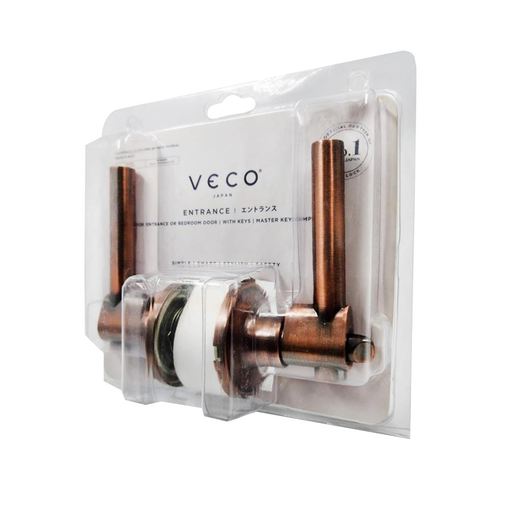 มือจับก้านโยก VECO 6724-AC-ET สีทองแดงรมดำ