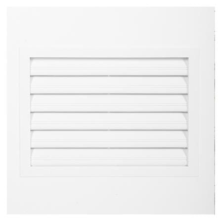 ประตูห้องน้ำ UPVC AZLE PZLS02 เกล็ด 70X200 ซม. สีขาว เจาะลูกบิด_2