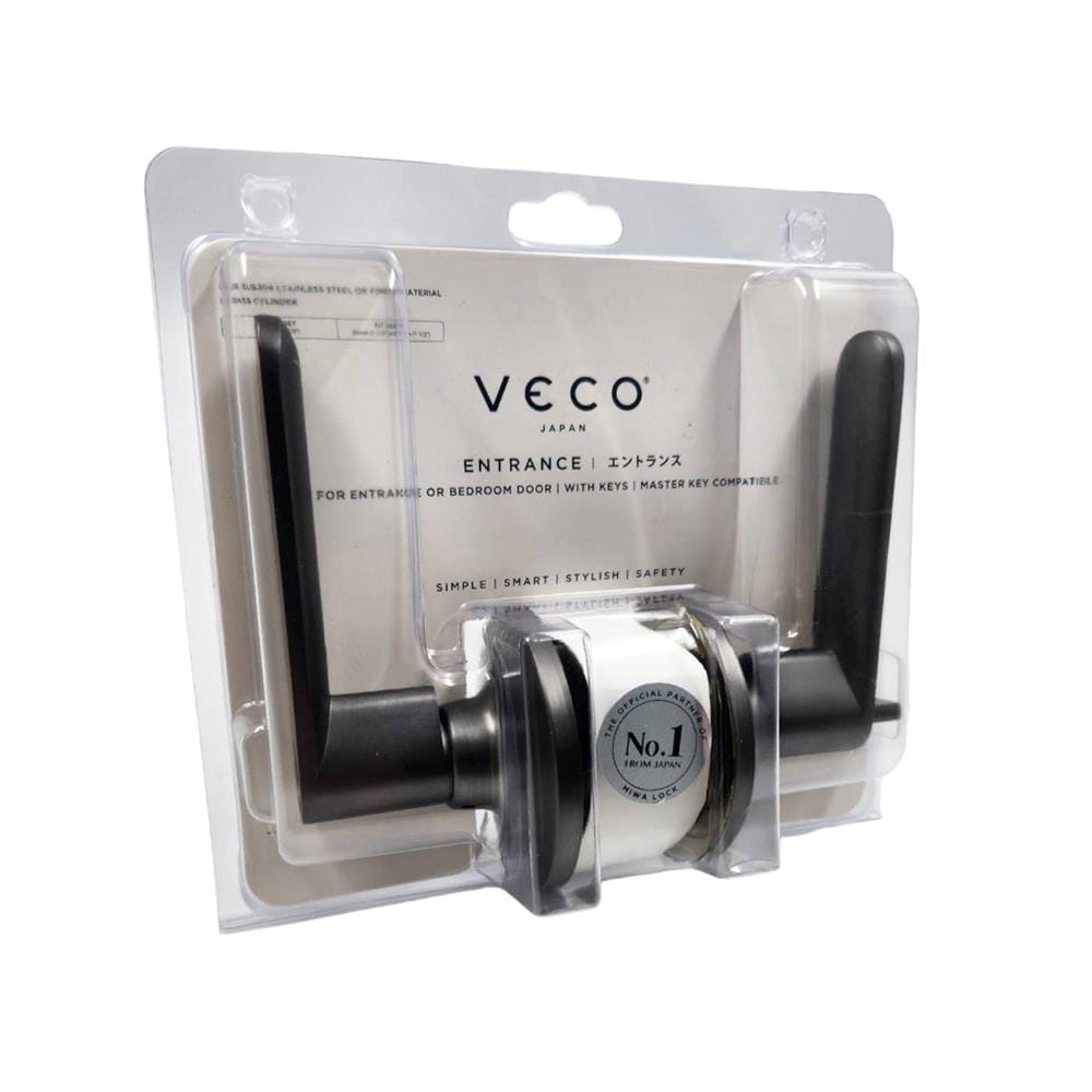 มือจับก้านโยก VECO 6491-ET-BLK สีดำ