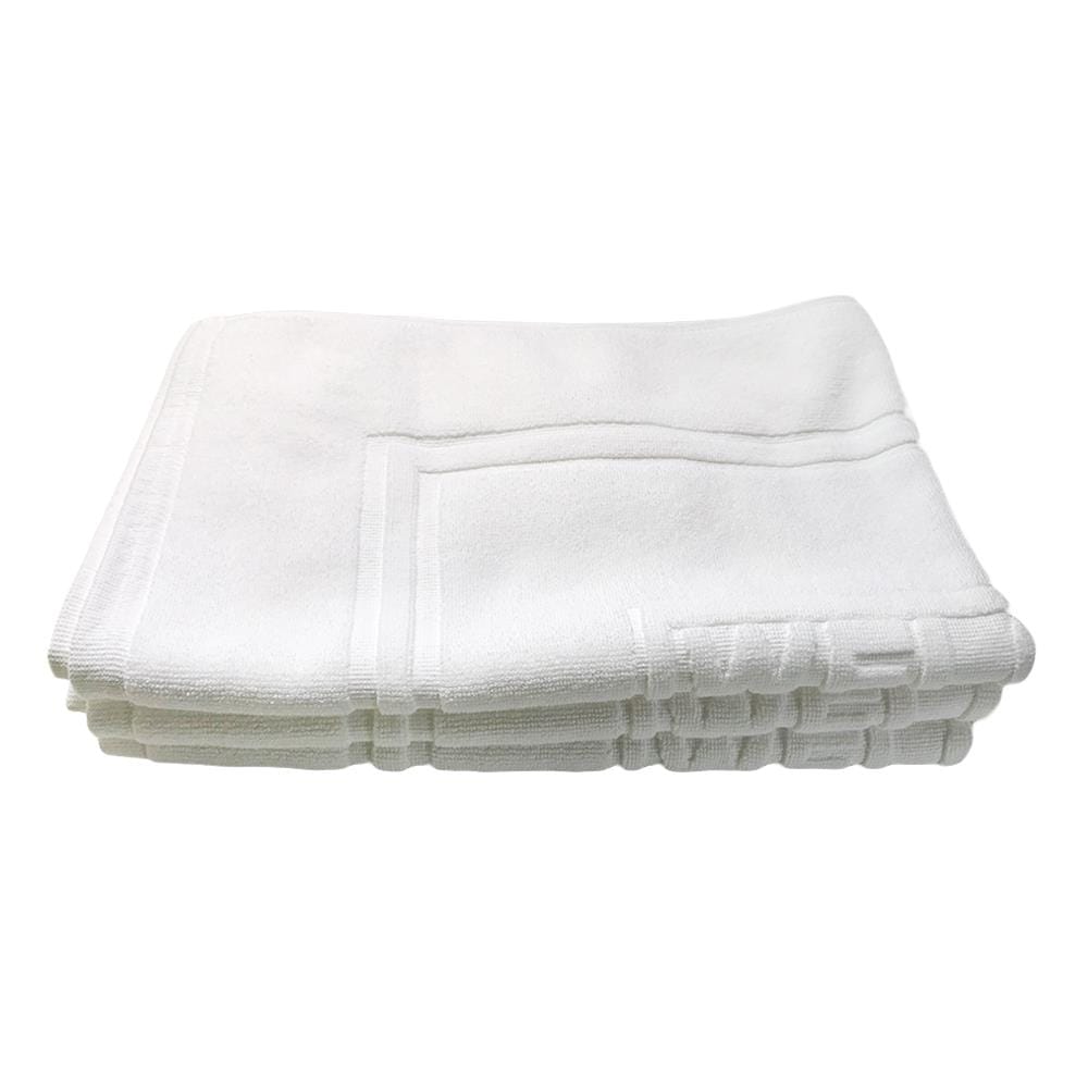 พรมขนหนู HOME LIVING STYLE HOTEL CHOICE 18X28 นิ้ว สีขาว