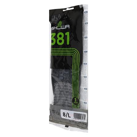 ถุงมือไนลอนเคลือบยางลาเท็กซ์ SHOWA 381 SIZE L_3