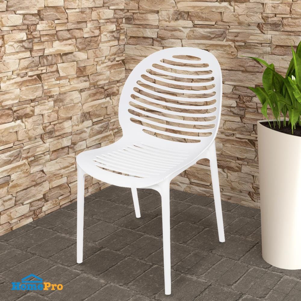 เก้าอี้พลาสติก SPRING VITRA สีขาว