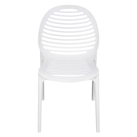 เก้าอี้พลาสติก SPRING VITRA สีขาว_2