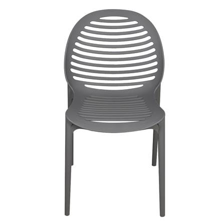 เก้าอี้พลาสติก SPRING VITRA สีเทา_2