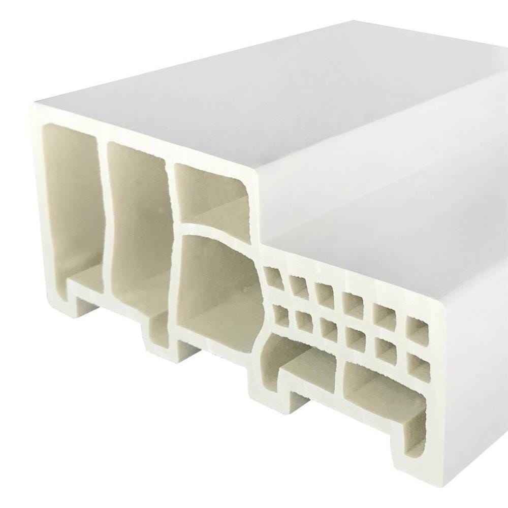 วงกบประตูไม้สังเคราะห์ WPC ECO-DOOR 80x200 ซม. สีขาว