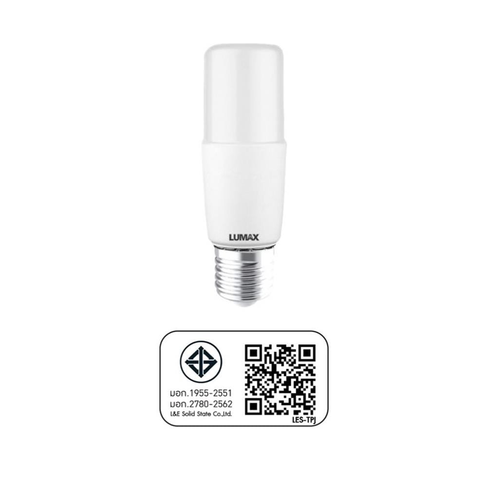 หลอด&nbsp;LED LUMAX T-BULB 12&nbsp;วัตต์&nbsp;COOLWHITE E27