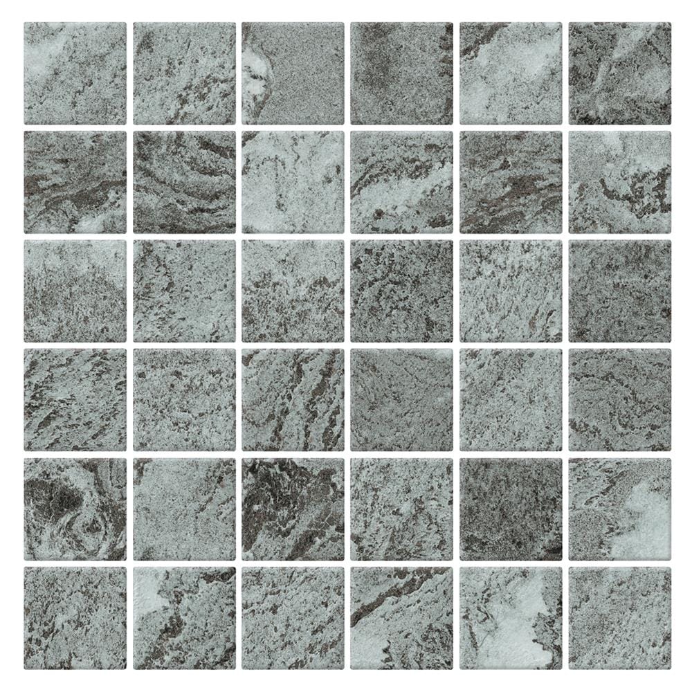 โมเสคพอร์ซเลน 30x30 ซม. COTTO 2SR1 ไฮด์อเวย์อัลไพน์ เทา