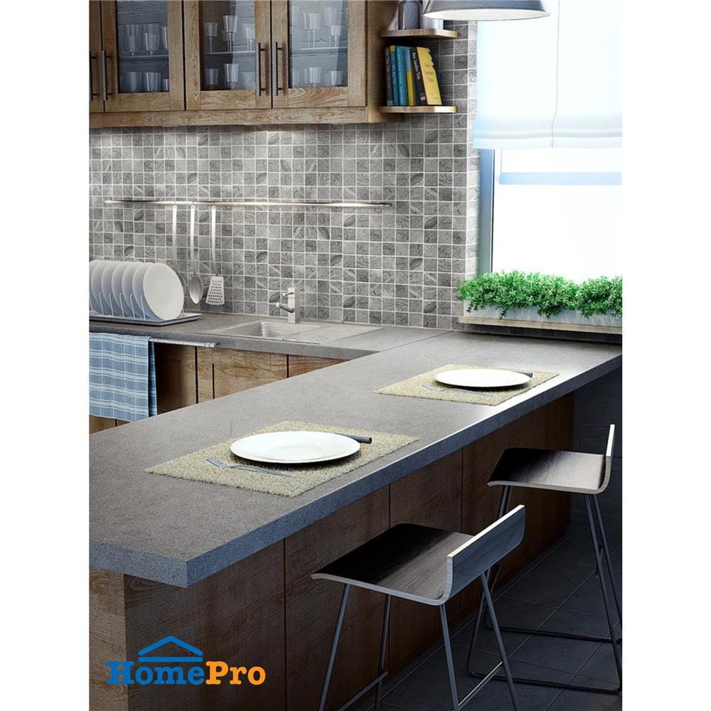 โมเสคพอร์ซเลน 30x30 ซม. COTTO 2SR1 ไฮด์อเวย์อัลไพน์ เทา