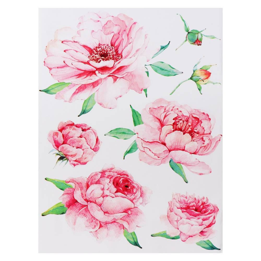 สติ๊กเกอร์ลอกน้ำ DIY HOME LIVING STYLE ROSE 34X47 ซม.