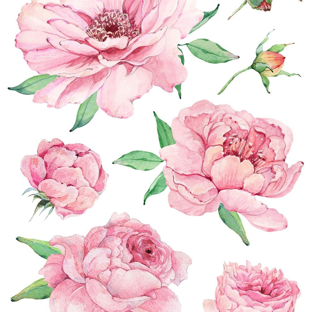 สติ๊กเกอร์ลอกน้ำ DIY HOME LIVING STYLE ROSE 34X47 ซม.