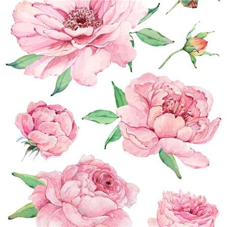 สติ๊กเกอร์ลอกน้ำ DIY HOME LIVING STYLE ROSE 34X47 ซม._1