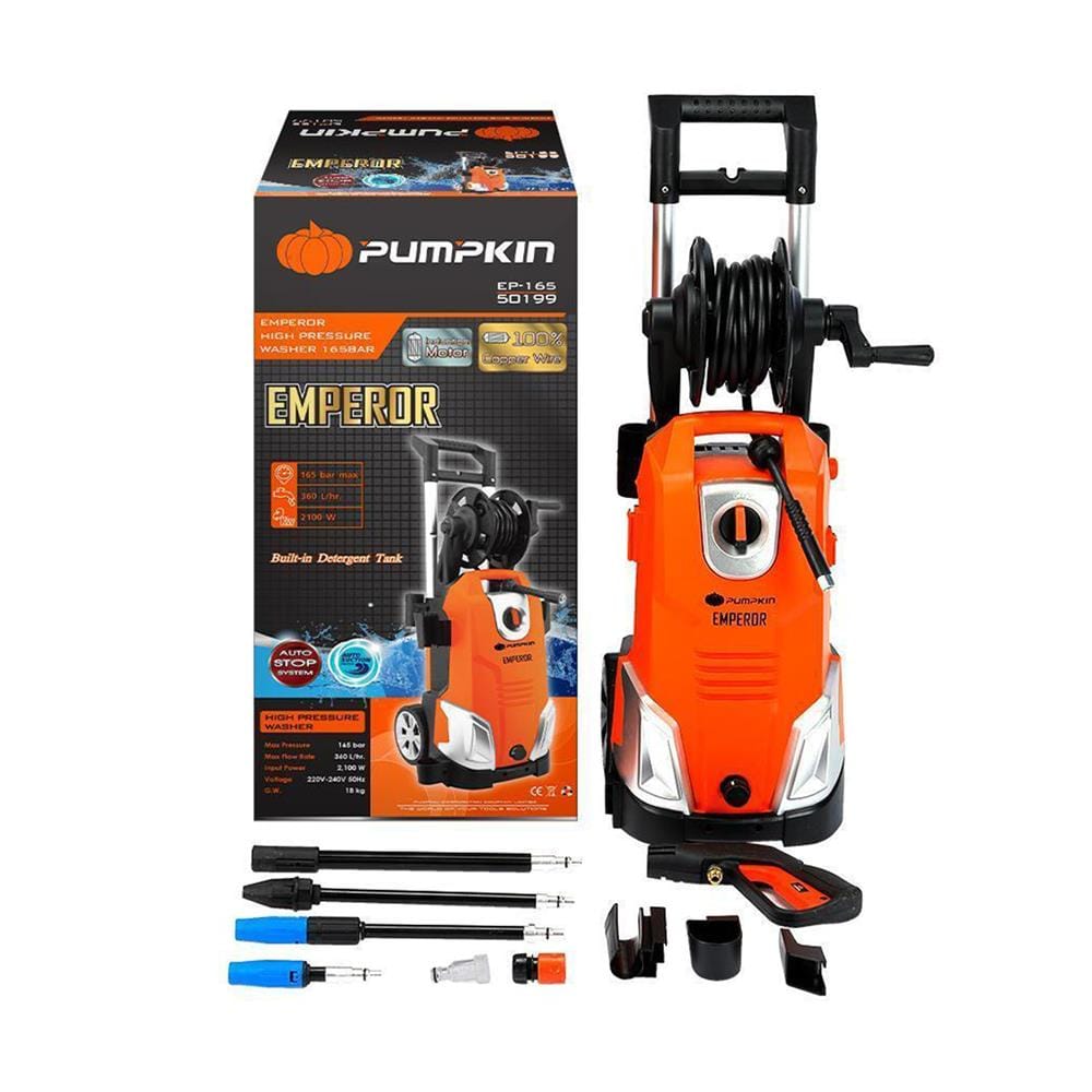 เครื่องฉีดน้ำ PUMPKIN EMPEROR EP-165 (INDUCTION MOTOR) 165 บาร์ 2100 วัตต์