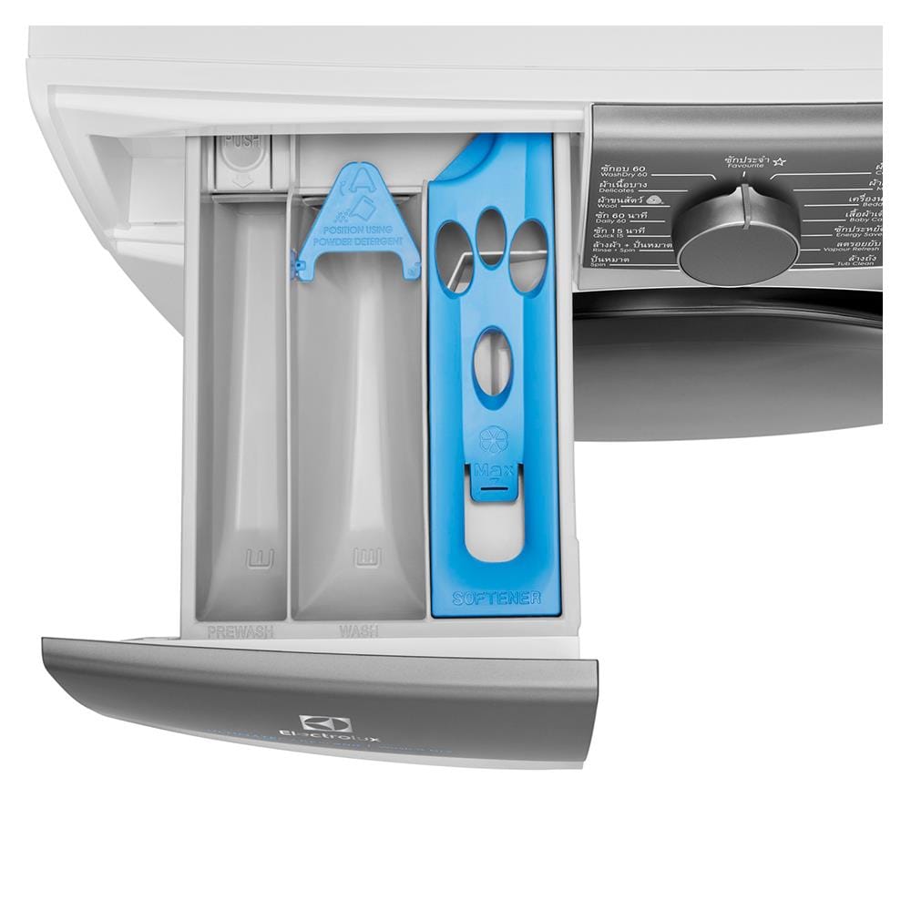 เครื่องซักอบ ELECTROLUX EWW8023AEWA 8/5 กก. อินเวอร์เตอร์ +ขาตั้ง