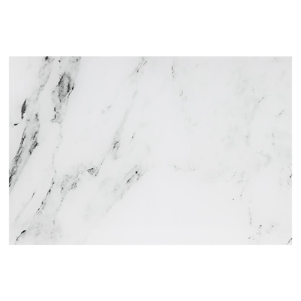 ถาดอะคริลิก 20x20x4 ซม. MARBLE KECH สีขาว S