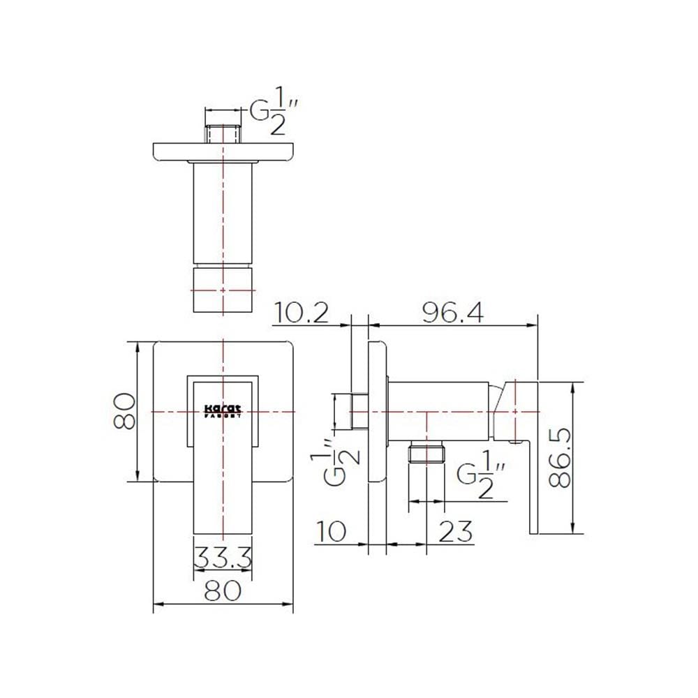 วาล์วฝักบัว KF-25-870-50(8)