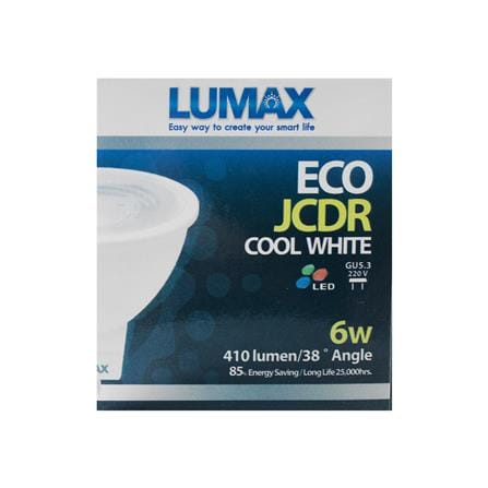 หลอด LED MR16 LUMAX DIM ECO 6 วัตต์ DAYLIGHTL GU5.3_2