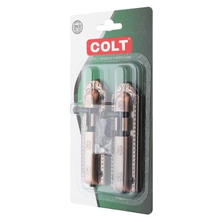 กลอนทั่วไป COLT 280 4 นิ้ว สีทองแดงรมดำ (แพ็ก 2 ชิ้น)_3