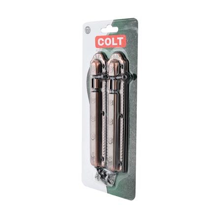 กลอนทั่วไป COLT 280 6 นิ้ว สีทองแดงรมดำ (แพ็ก 2 ชิ้น)_3
