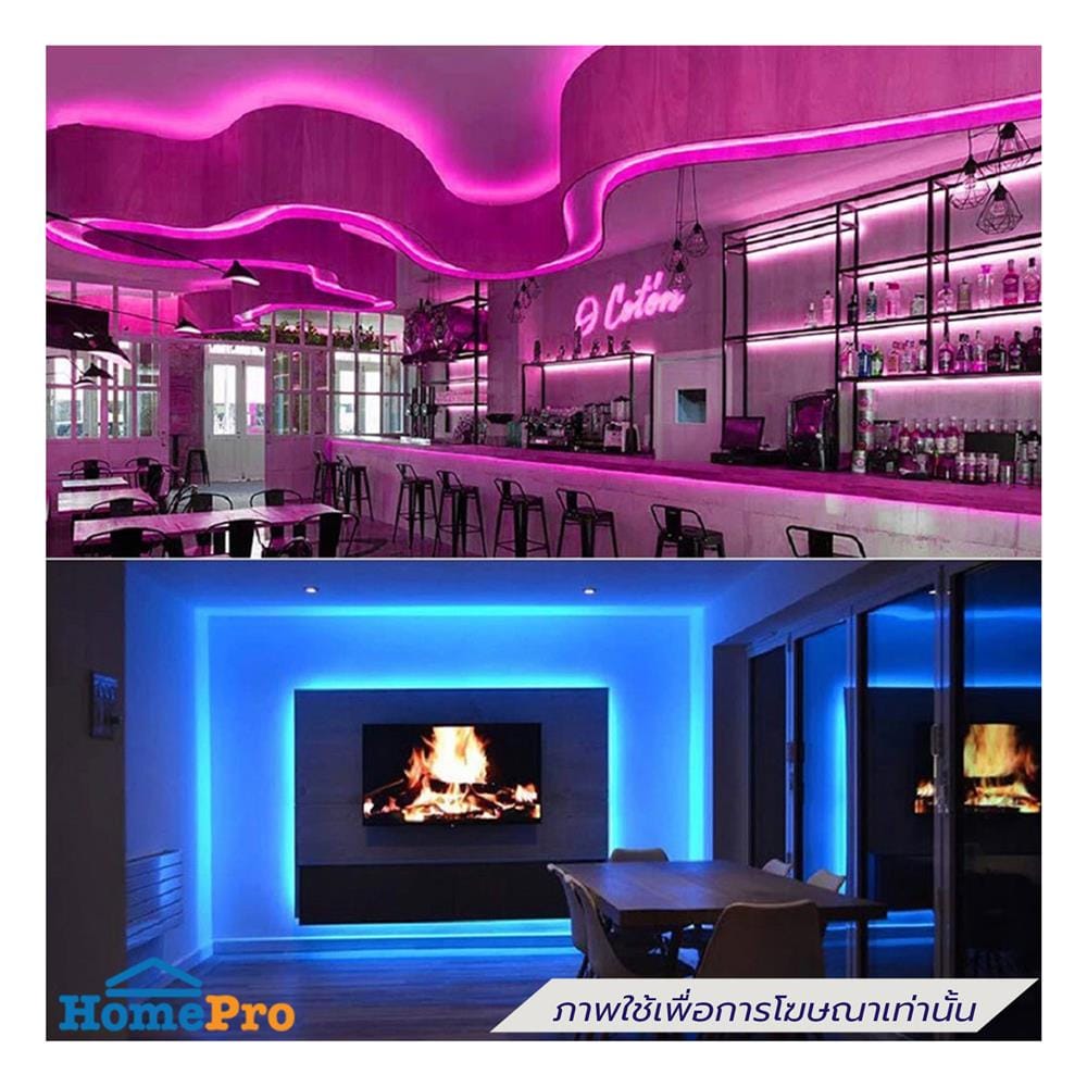 หลอด LED STRIP WATERPROOF FLEXIBLE 7.5 วัตต์/100 ซม. 5 ม. DAYLIGHT