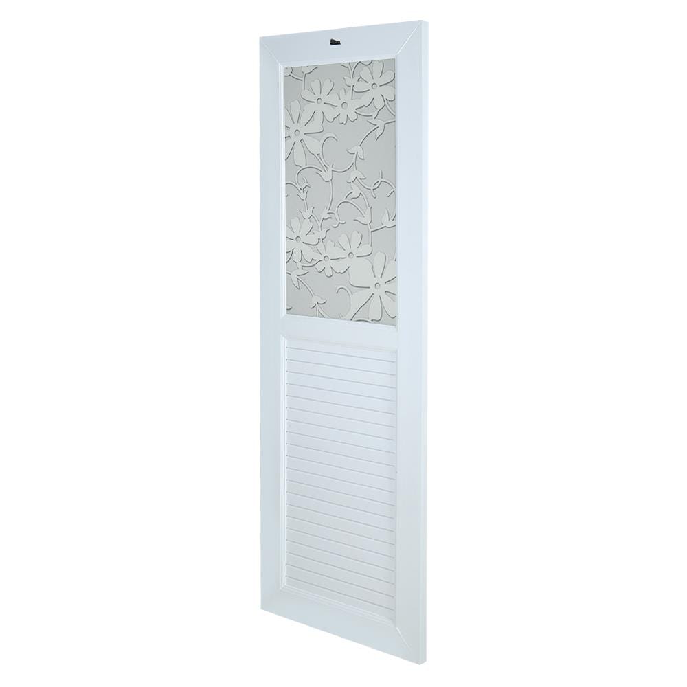 ชุดประตูห้องน้ำ UPVC ASARA G931 70X200 ซม. สีขาว พร้อมวงกบ ไม่เจาะลูกบิด