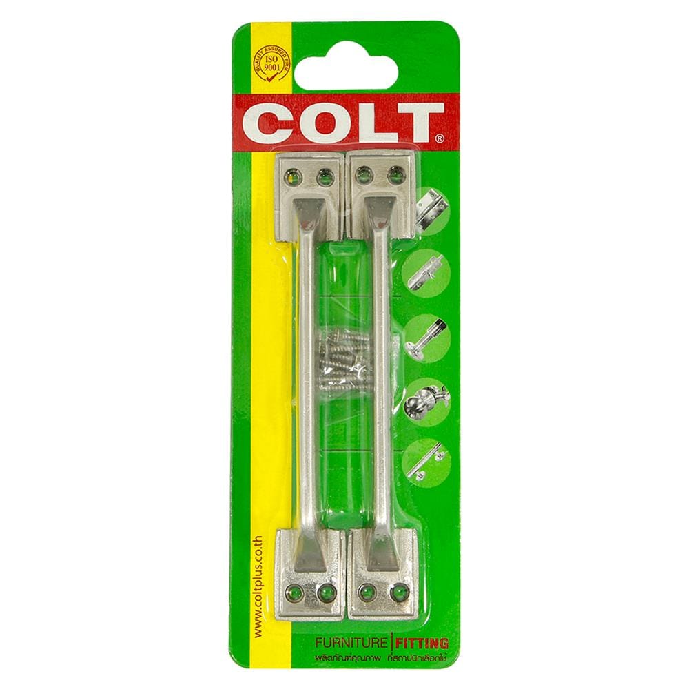 มือจับแท่ง COLT 501 125 มม. สีสเตนเลส (แพ็ก 2 ชิ้น)