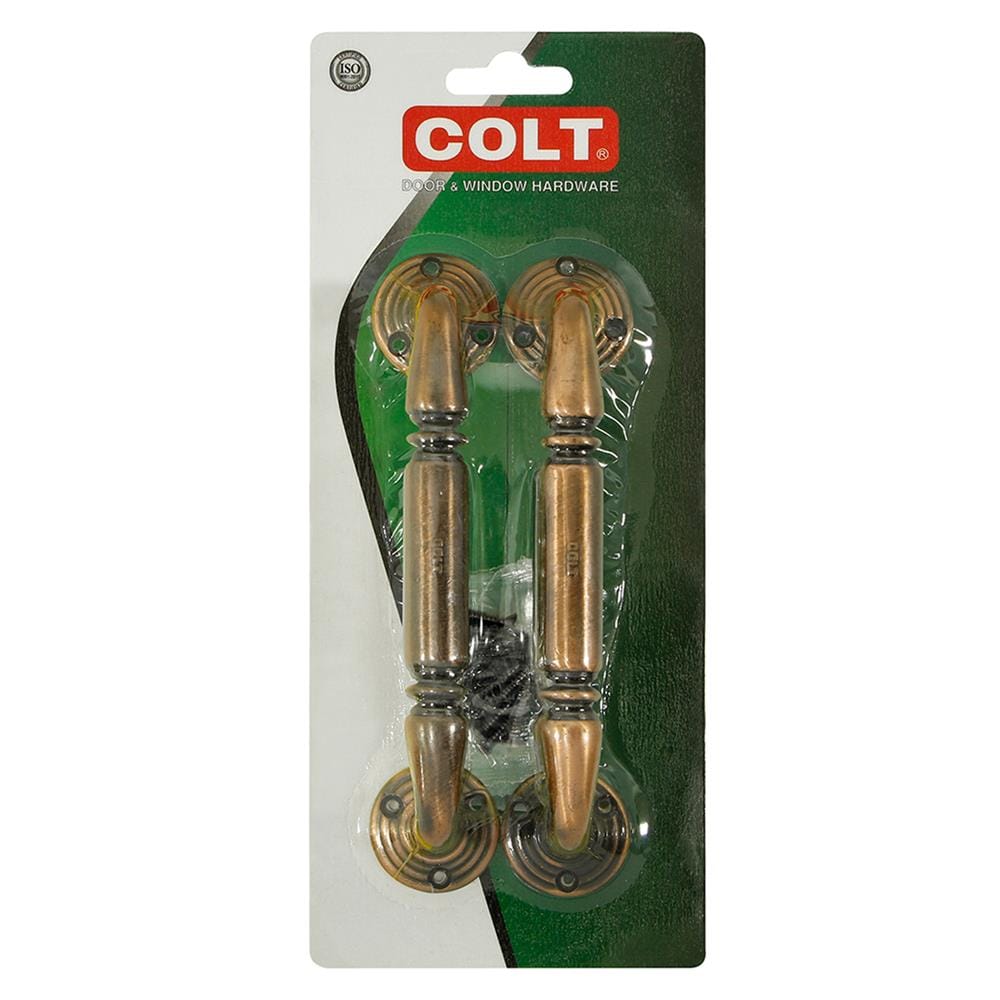 มือจับกลึง COLT 111 160 มม. สีทองแดงรมดำ (แพ็ก 2 ชิ้น)