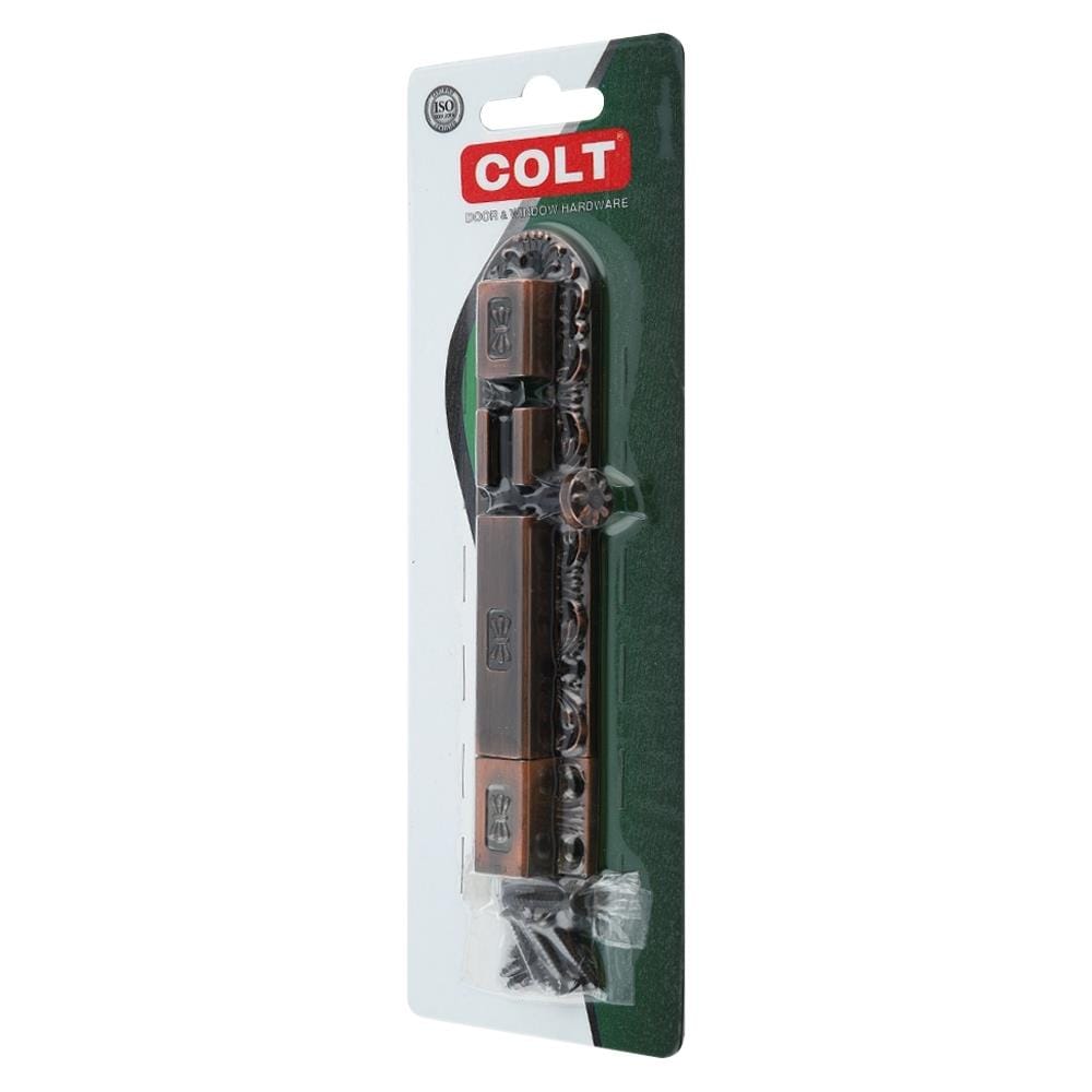 กลอนทั่วไป COLT 220 4 นิ้ว สีทองแดงรมดำ