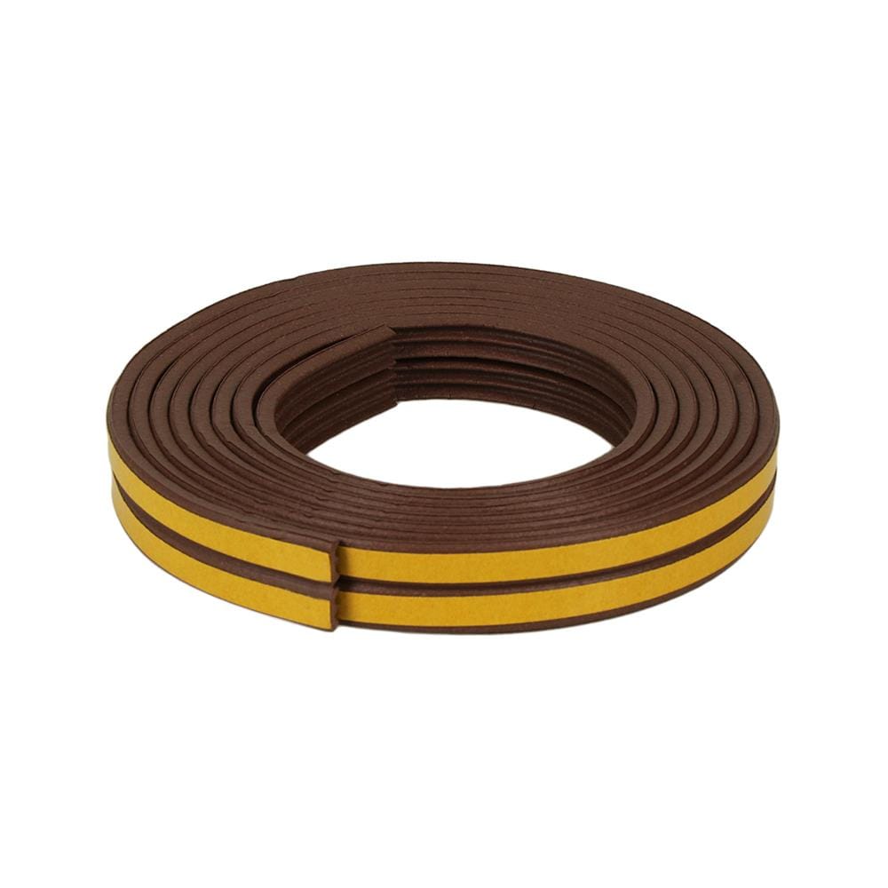 ซีลยางประตู DEXZON E-PROFILE 4X9 มม. 5ม. สีน้ำตาล