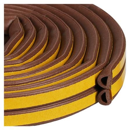 ซีลยางประตู DEXZON D-PROFILE 6X9 มม. 5ม. สีน้ำตาล_1