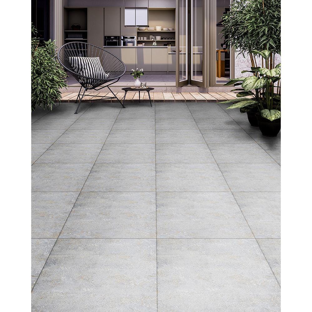กระเบื้องพื้น 50x50 ซม. เทอร์ราคอส์ นิว เทา 1M2