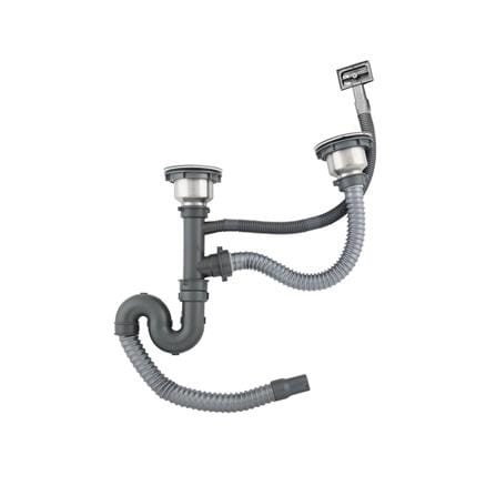 DRAIN KIT PARNO AP-DR02 3.5IN 2-DRAIN STAINLEDRAIN KIT PARNO AP-DR02 3.5IN 2-DRAIN STAINLE...
