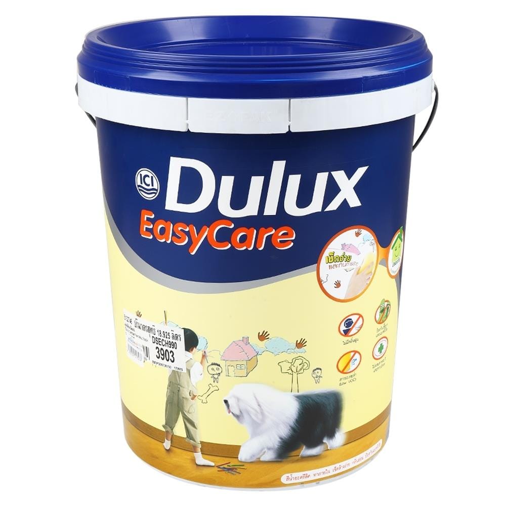สีน้ำทาภายใน DULUX EASYCARE สีขาว ด้าน 5 แกลลอน