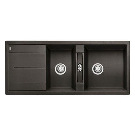 ซิงค์ฝัง 2หลุม 1ที่พัก BLANCO METRA 8S 495.39.092 สีถ่าน_0