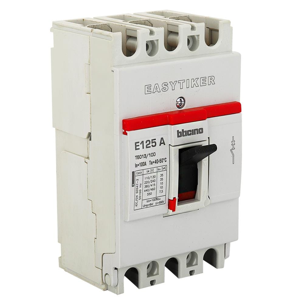 เมนเซอร์กิตเบรกเกอร์ 100 แอมป์ 3 เฟส BTICINO E125