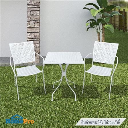 โต๊ะสนามเหล็ก SPRING FERORA 60 ซม. สีขาว_5