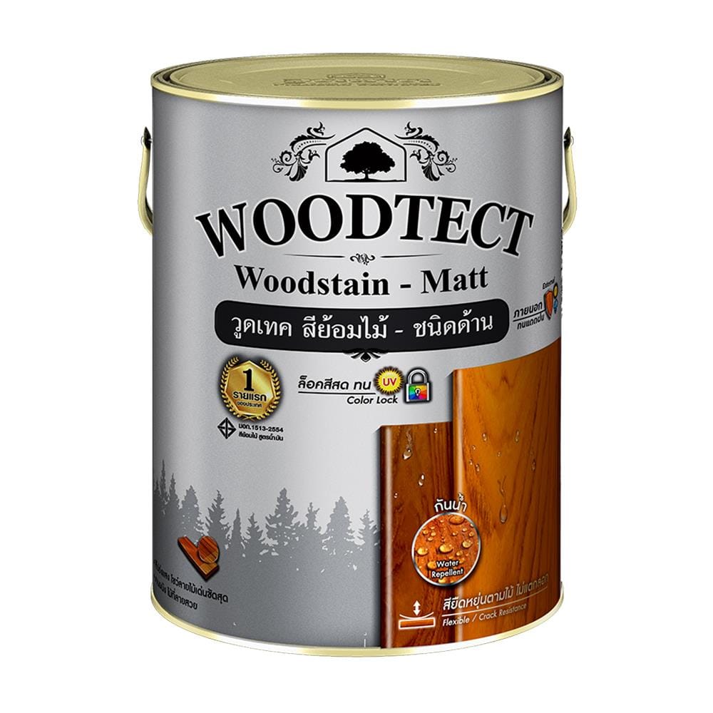สีย้อมไม้ WOODTECT WOODSTAIN WM609 ด้าน 1/4GL