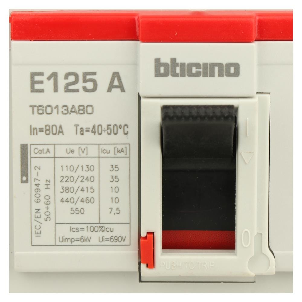 เมนเซอร์กิตเบรกเกอร์ 80 แอมป์ 3 เฟส BTICINO E125