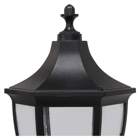 ไฟหัวเสา LM6001 LIGHT MOS อะลูมิเนียม/แก้ว คลาสสิก สีดำ_1