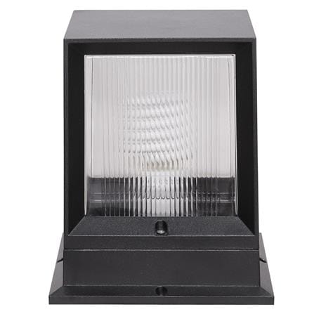 ไฟหัวเสา LM6002 LIGHT MOS อะลูมิเนียม/พลาสติก โมเดิร์น สีดำ_1