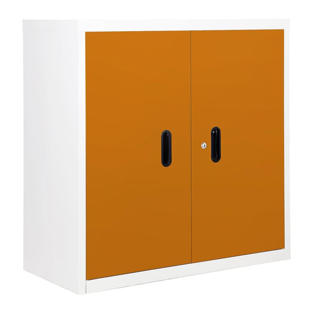 ตู้เหล็กบานเปิดทึบ KIOSK BS-288 สีส้ม
