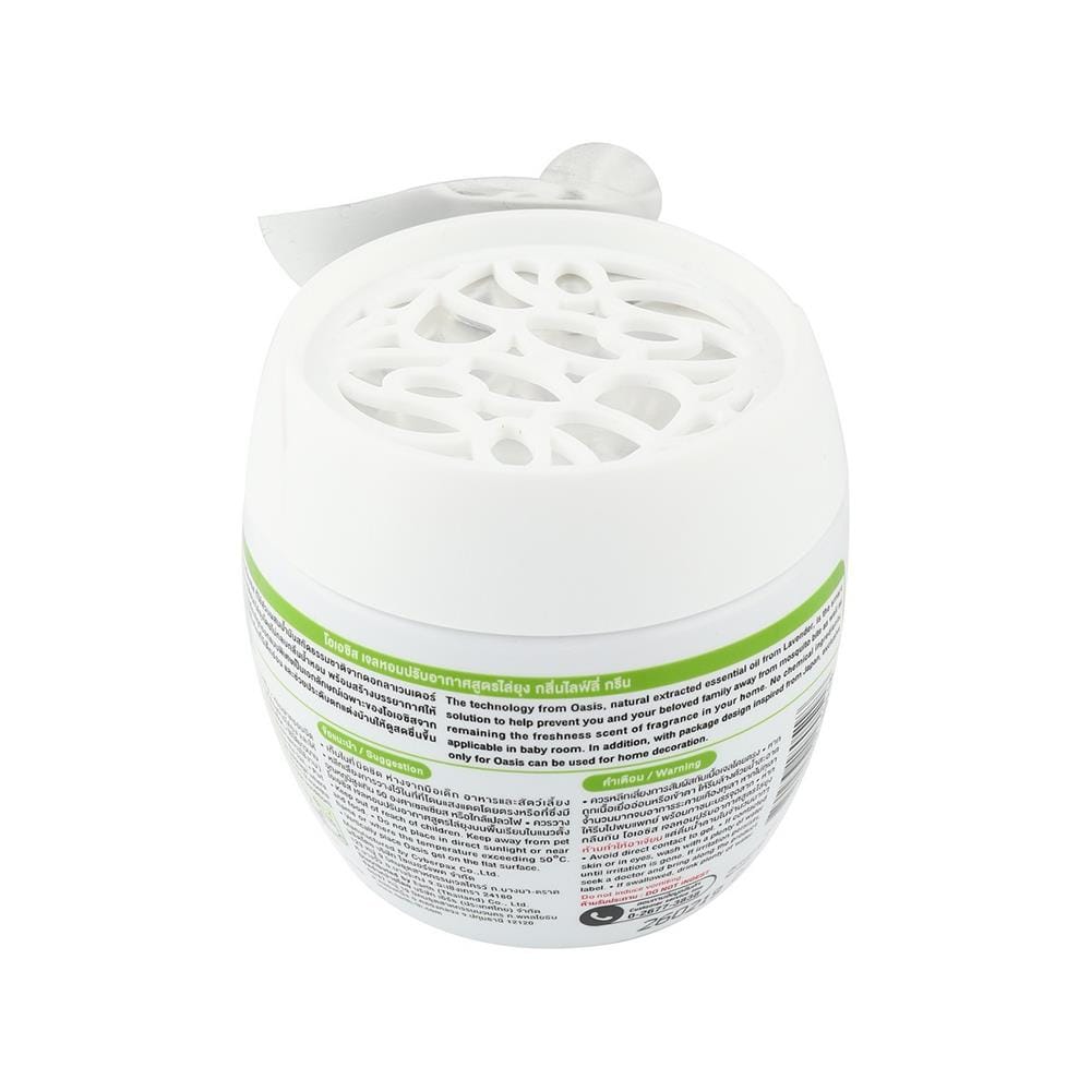 เจลปรับอากาศไล่ยุง OASIS  180g LIVELY