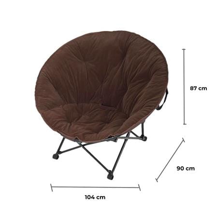 เก้าอี้พักผ่อน FURDINI MOONCHAIR PMOL สีช็อคโกแลต_8