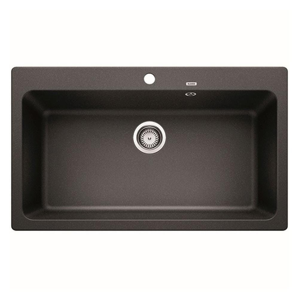 ซิงค์ฝัง 1หลุม BLANCO NAYA XL 9 495.39.374 สีถ่าน
