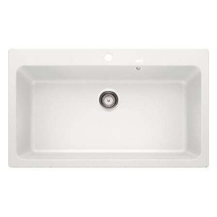 ซิงค์ฝัง 1หลุม BLANCO NAYA XL 9 495.39.376 แกรนิต สีขาว